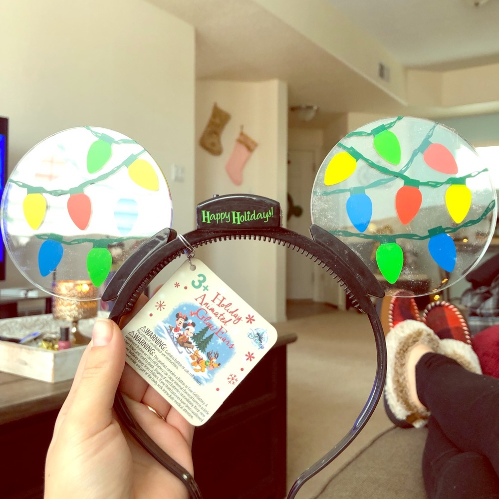 Light up holiday Disney ears